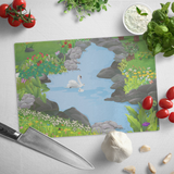 Swan lake cutting board