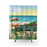 Tandem Bike Shower Curtain