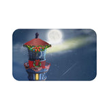 Christmas Lighthouse Bath Mat