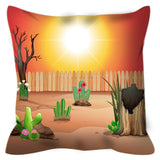 The Sun is Shining Outdoor Pillow