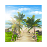 Path To The Beach Duvet Cover