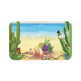 Seashell or Succulents Bath Mat