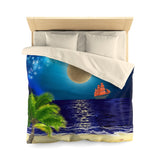 Blue Moon Microfiber Duvet Cover