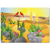 Cacti Landscape Glass Cutting Board