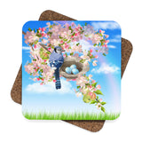 Blue Jay Coaster Set