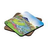 Flamingo Garden Coaster Set