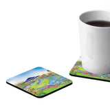 Flamingo Garden Coaster Set