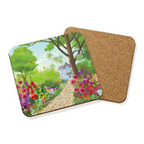 Poppy garden coasters