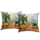 Cacti & Succulent Outdoor Pillow