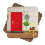 The Red Door Coaster Set