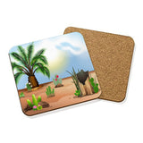 Palm Trees and Cactus Coaster Set
