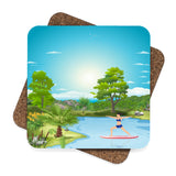 Yoga by the Lake Coaster Set