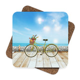 Bicycle by the Beach Coaster Set