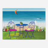 Kite Surfing Glass Cutting Board