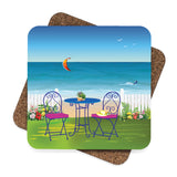 Kite Surfing at the Beach Coaster Set