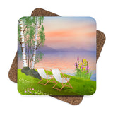 Sitting by the Lake Coaster Set