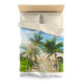 Path To The Beach Duvet Cover