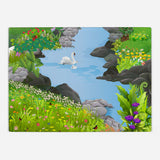 Swan Lake Glass Cutting Board