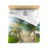 Path To The Beach Duvet Cover