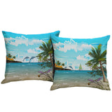 Dolphins Outdoor Pillow