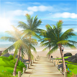 Path To The Beach Duvet Cover