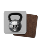 Skulls and Kettle-bells Coaster Set