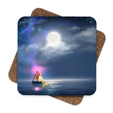 Golden Mermaid Coaster Set