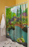 Koi Pond Shower Curtain