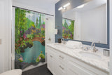 Koi Pond Shower Curtain