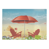 Moments by the beach cutting board