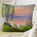 Lakeview throw pillow