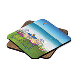 Kite Surfing at the Beach Coaster Set