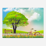 Spring Meadow Glass Cutting Board