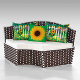Sunflower Outdoor Pillow