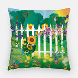 Spring Garden Outdoor Pillow