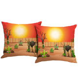 The Sun is Shining Outdoor Pillow
