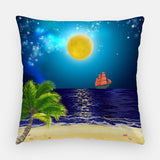 Winter Night Outdoor Pillow