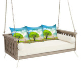 Swan Lake Outdoor Pillow