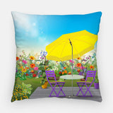 Wildflowers Garden Outdoor Pillow