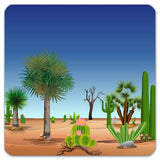 My Cacti Landscape Coasters