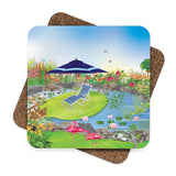 Flamingo Garden Coaster Set
