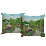 Garden Gazebo Outdoor Pillow