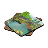 Koi Pond Garden Coaster Set