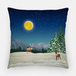 Super moon Outdoor Pillow