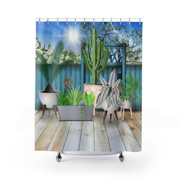 Patio Garden Shower Curtain – almcleary