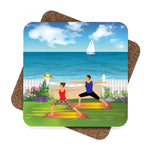 Yoga by the Beach Coaster Set