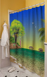 Beach Inlet Shower Curtain