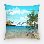 Dolphins Outdoor Pillow