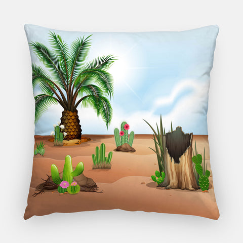 Cacti & Succulent Outdoor Pillow