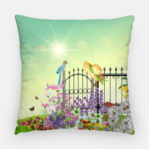 Lush Garden Outdoor Pillow